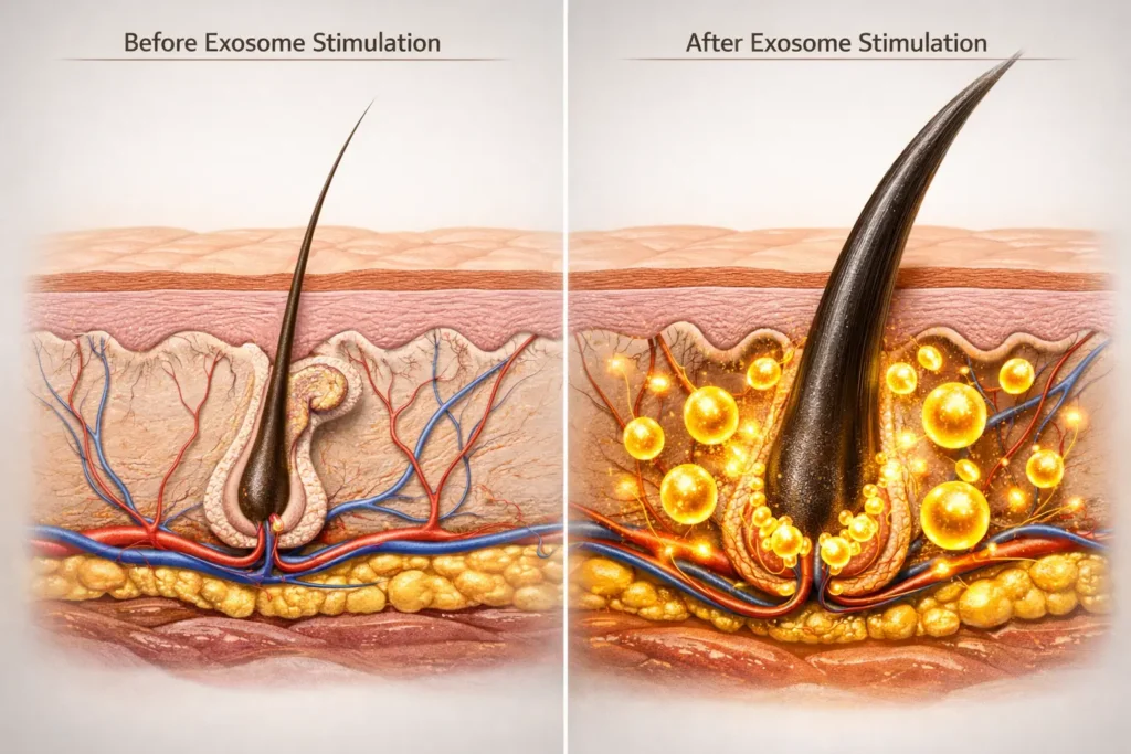 egzozomi za kosu kako utiču na vlasište - skinsana